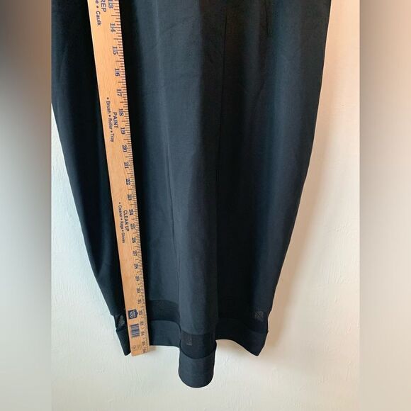 ABS Allen Schwartz Black mesh dress size 12 - Picture 10 of 11